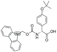 FMOC-D-HPG(TBU)-OH Struktur