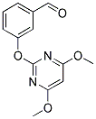 3-[(4,6-DIMETHOXY-2-PYRIMIDINYL)OXY]BENZALDEHYDE Struktur