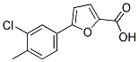 5-(3-CHLORO-4-METHYLPHENYL)-2-FUROIC ACID Struktur