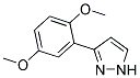 3-(2,5-DIMETHOXY-PHENYL)-1H-PYRAZOLE Struktur