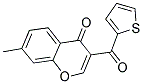 7-METHYL-3-(2-THIENYLCARBONYL)-4H-CHROMEN-4-ONE Struktur