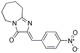 (2Z)-2-(4-NITROBENZYLIDENE)-2,5,6,7,8,9-HEXAHYDRO-3H-IMIDAZO[1,2-A]AZEPIN-3-ONE Struktur