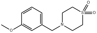 4-(3-METHOXYBENZYL)-1LAMBDA6,4-THIAZINANE-1,1-DIONE Struktur