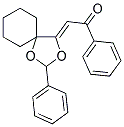 (2Z)-1-PHENYL-2-(2-PHENYL-1,3-DIOXASPIRO[4.5]DEC-4-YLIDENE)ETHANONE Struktur