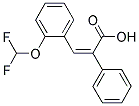 3-(2-DIFLUOROMETHOXY-PHENYL)-2-PHENYL-ACRYLIC ACID Struktur