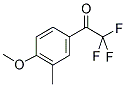 2,2,2-TRIFLUORO-1-(4-METHOXY-3-METHYL-PHENYL)-ETHANONE Struktur