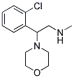 [2-(2-CHLOROPHENYL)-2-MORPHOLIN-4-YLETHYL]METHYLAMINE Struktur