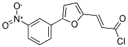 (2E)-3-[5-(3-NITROPHENYL)-2-FURYL]ACRYLOYL CHLORIDE Struktur