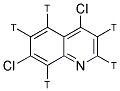 4,7-DICHLOROQUINOLINE, [3H]- Struktur