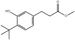 3-(4-TERT-BUTYL-3-HYDROXY-PHENYL)-PROPIONIC ACID METHYL ESTER Struktur