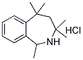 1,3,3,5,5-PENTAMETHYL-2,3,4,5-TETRAHYDRO-1H-2-BENZAZEPINE HYDROCHLORIDE Struktur