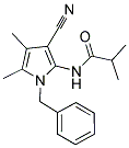 N-(1-BENZYL-3-CYANO-4,5-DIMETHYL-1H-PYRROL-2-YL)-2-METHYLPROPANAMIDE Struktur