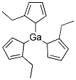 TRIS(ETHYLCYCLOPENTADIENYL)GADOLINIUM Struktur