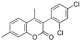 3(2',4'-DICHLOROPHENYL)-4,7-DIMETHYLCOUMARIN Struktur