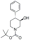 TRANS-N-BOC-3-HYDROXY-4-PHENYL PIPERIDINE Struktur