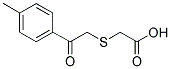 (2-OXO-2-P-TOLYL-ETHYLSULFANYL)-ACETIC ACID Struktur