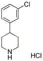 4-(3-CHLOROPHENYL)PIPERIDINE HYDROCHLORIDE Struktur