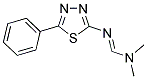 N,N-DIMETHYL-N'-(5-PHENYL-1,3,4-THIADIAZOL-2-YL)IMIDOFORMAMIDE Struktur