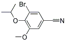 3-BROMO-4-ISOPROPOXY-5-METHOXYBENZONITRILE Struktur