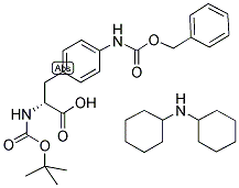 BOC-4-(Z-AMINO)-D-PHENYLALANINE DICYCLOHEXYLAMMONIUM SALT Struktur