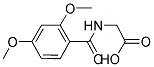 [(2,4-DIMETHOXYBENZOYL)AMINO]ACETIC ACID Struktur