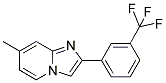 7-METHYL-2-[3-(TRIFLUOROMETHYL)PHENYL]IMIDAZO[1,2-A]PYRIDINE Struktur