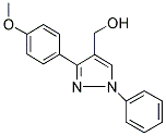 (3-(4-METHOXYPHENYL)-1-PHENYL-1H-PYRAZOL-4-YL)METHANOL Struktur