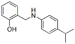 2-[(4-ISOPROPYLANILINO)METHYL]BENZENOL Struktur