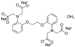 BAPTA TETRASODIUM SALT HYDRATE Struktur