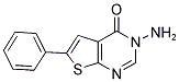 3-AMINO-6-PHENYLTHIENO[2,3-D]PYRIMIDIN-4(3H)-ONE Struktur