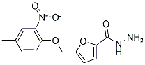 5-(4-METHYL-2-NITRO-PHENOXYMETHYL)-FURAN-2-CARBOXYLIC ACID HYDRAZIDE Struktur