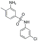 3-AMINO-N-(3-CHLORO-PHENYL)-4-METHYL-BENZENESULFONAMIDE Struktur