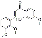 2'-HYDROXY-2,3,4'-TRIMETHOXYCHALCONE Struktur