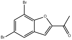 1-(5,7-DIBROMO-1-BENZOFURAN-2-YL)-1-ETHANONE Struktur