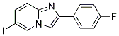 2-(4-FLUOROPHENYL)-6-IODOIMIDAZO[1,2-A]PYRIDINE Struktur