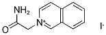 2-(2-AMINO-2-OXOETHYL)ISOQUINOLINIUM IODIDE Struktur