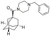 ADAMANTANYL 4-BENZYLPIPERAZINYL KETONE Struktur