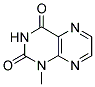 1-METHYL-2,4(1H,3H)-PTERIDINEDIONE Struktur