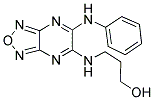 3-[(6-ANILINO[1,2,5]OXADIAZOLO[3,4-B]PYRAZIN-5-YL)AMINO]-1-PROPANOL Struktur