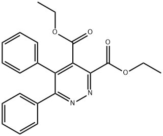 DIETHYL 5,6-DIPHENYL-3,4-PYRIDAZINEDICARBOXYLATE Struktur