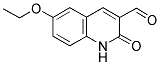 6-ETHOXY-2-OXO-1,2-DIHYDRO-3-QUINOLINECARBALDEHYDE Struktur