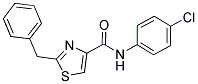 2-BENZYL-N-(4-CHLOROPHENYL)-1,3-THIAZOLE-4-CARBOXAMIDE Struktur