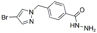 4-(4-BROMO-PYRAZOL-1-YLMETHYL)-BENZOIC ACID HYDRAZIDE Struktur