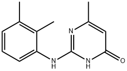 2-(2,3-DIMETHYL-PHENYLAMINO)-6-METHYL-3H-PYRIMIDIN-4-ONE Struktur