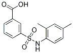 3-(2,4-DIMETHYL-PHENYLSULFAMOYL)-BENZOIC ACID Struktur