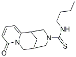 N-BUTYL-6-OXO-7,11-DIAZATRICYCLO[7.3.1.0~2,7~]TRIDECA-2,4-DIENE-11-CARBOTHIOAMIDE Struktur