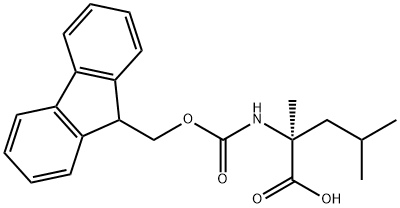 FMOC-ALPHA-METHYL-DL-LEUCINE Struktur