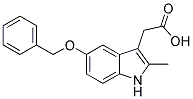 (5-BENZYLOXY-2-METHYL-1H-INDOL-3-YL)-ACETIC ACID Struktur