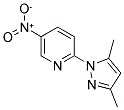 2-(3,5-DIMETHYL-1H-PYRAZOL-1-YL)-5-NITROPYRIDINE Struktur