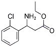 3-AMINO-3-(2-CHLORO-PHENYL)-PROPIONIC ACID ETHYL ESTER Struktur